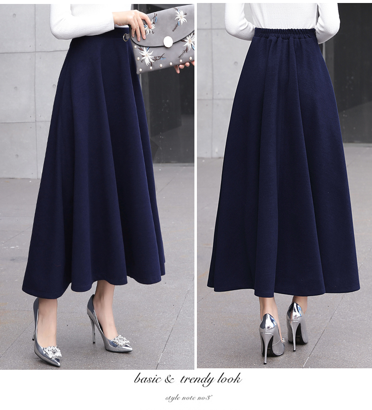 Title 36, Thick woolen skirt for women. Provides warmth a...