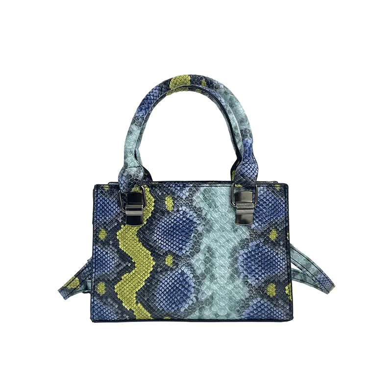 High-end Fashion Pattern Small Bag Casual - Blue