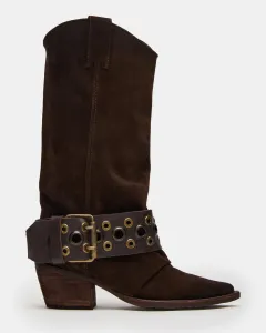 New Fallwinter European And American-style Fashionable Ankle Boots - Brown - View 1