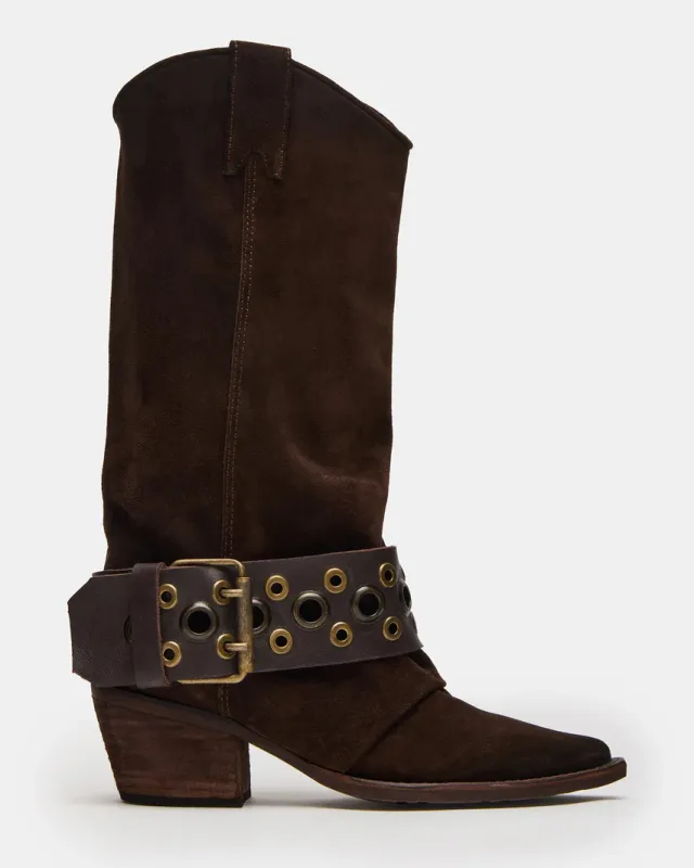 New Fallwinter European And American style Fashionable Ankle Boots Brown - Shop at LoveMi