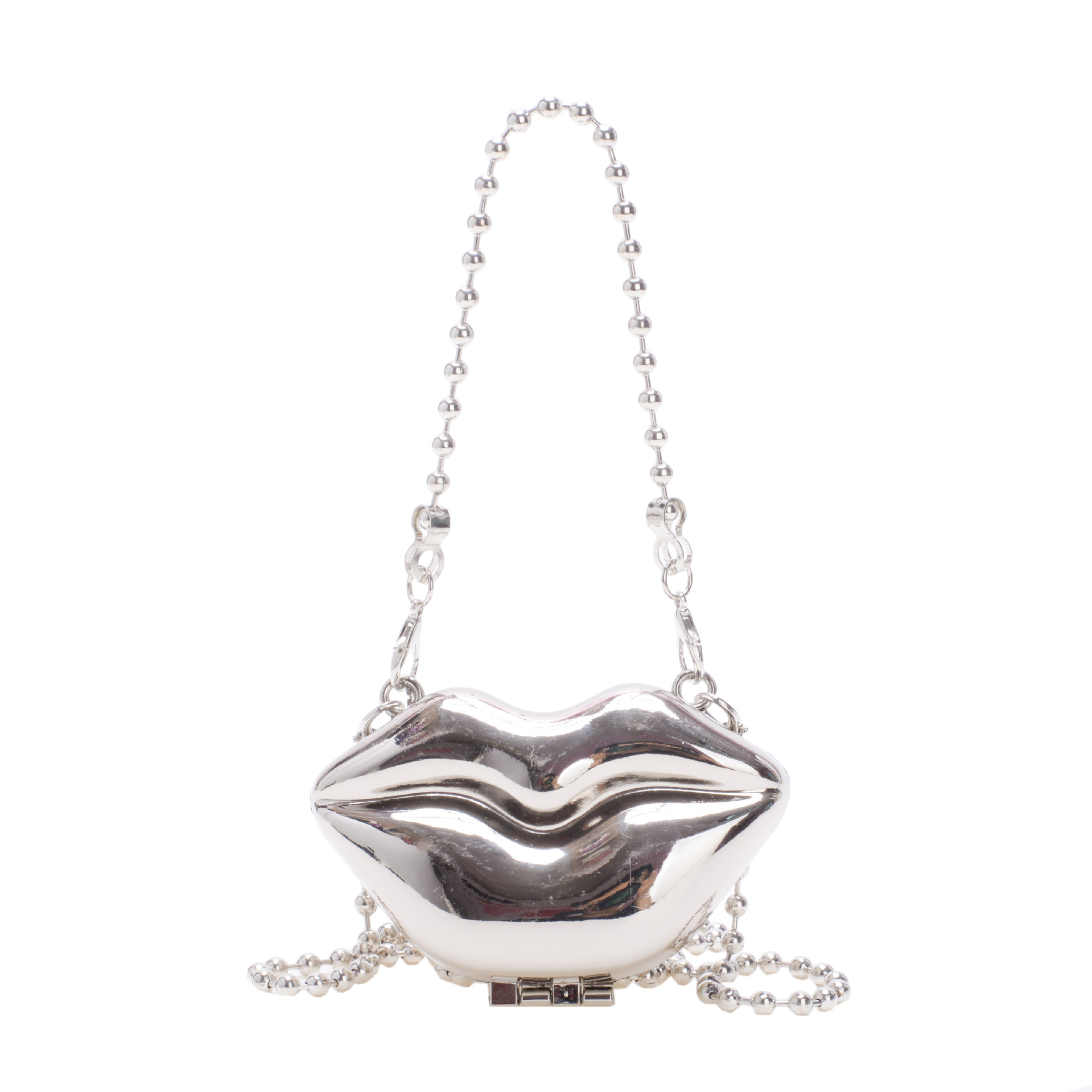 Chain Clause Lip Silver