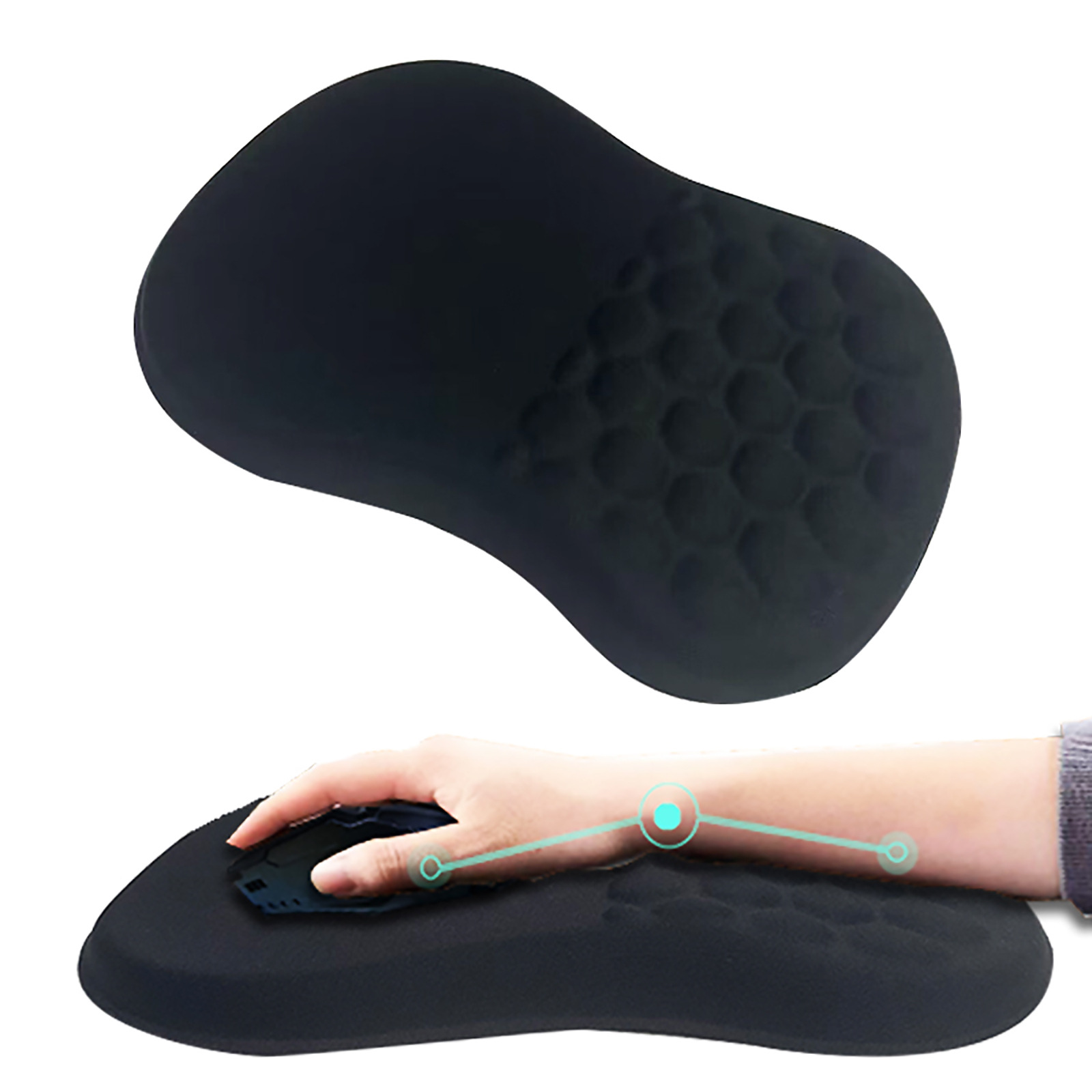 Non-slip Ergonomic Computer Mouse Wrist Rest Pad 4