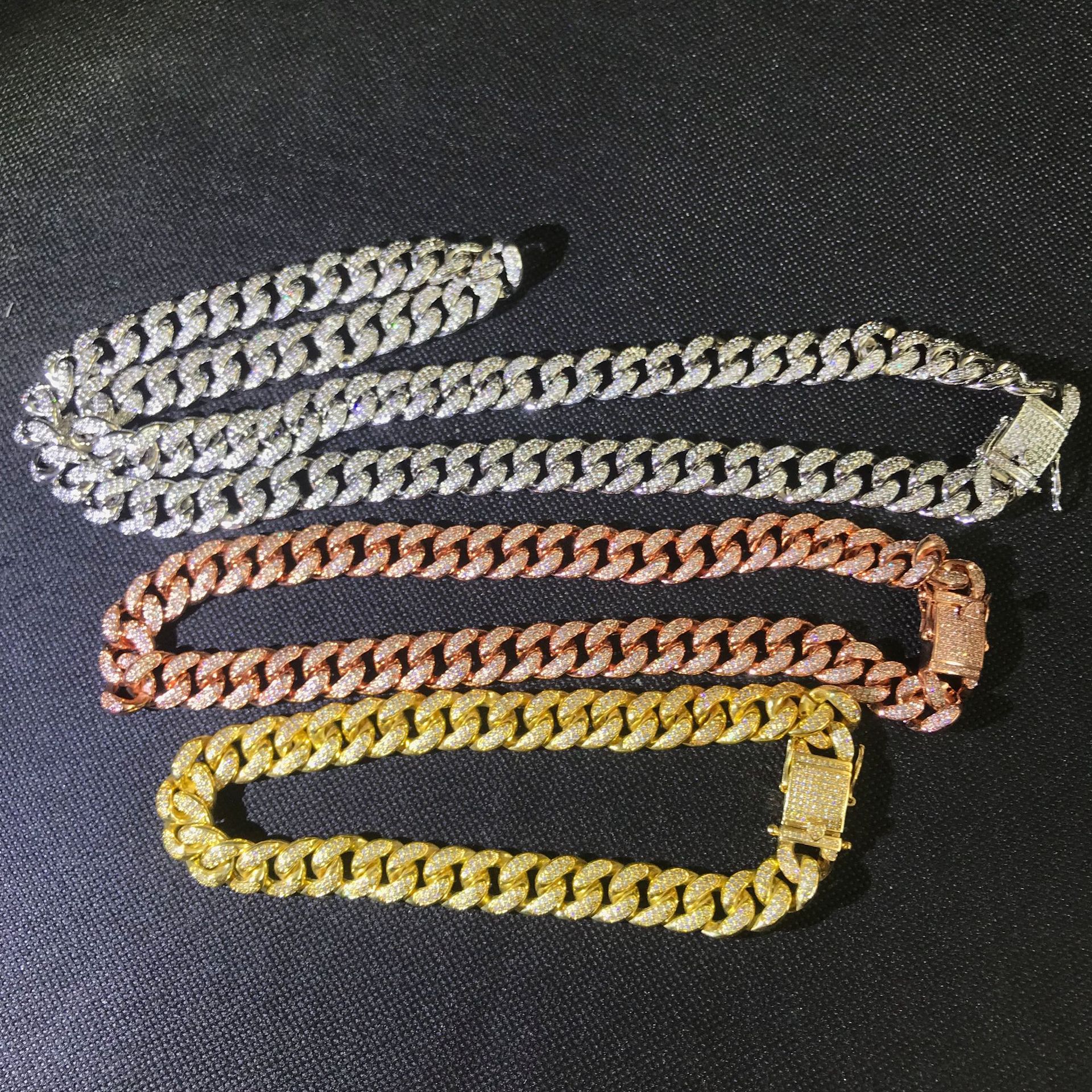 12CM Small Cuban Heavy Industry Bracelet Necklace