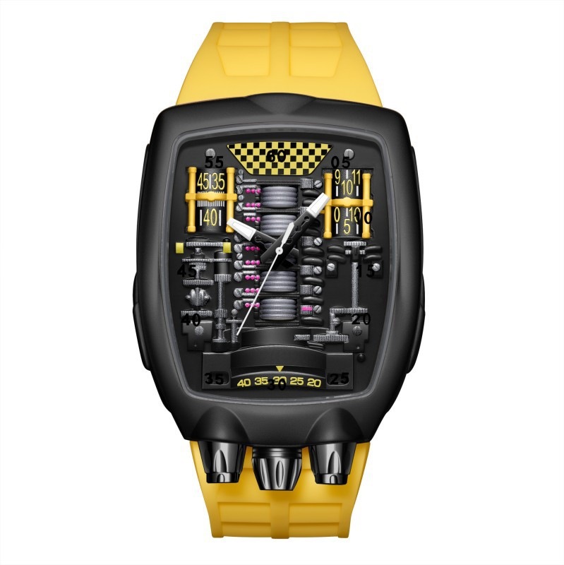 Engine Movement Mens Watch Brand Quartz Watch Fashionable And Distinctive 5