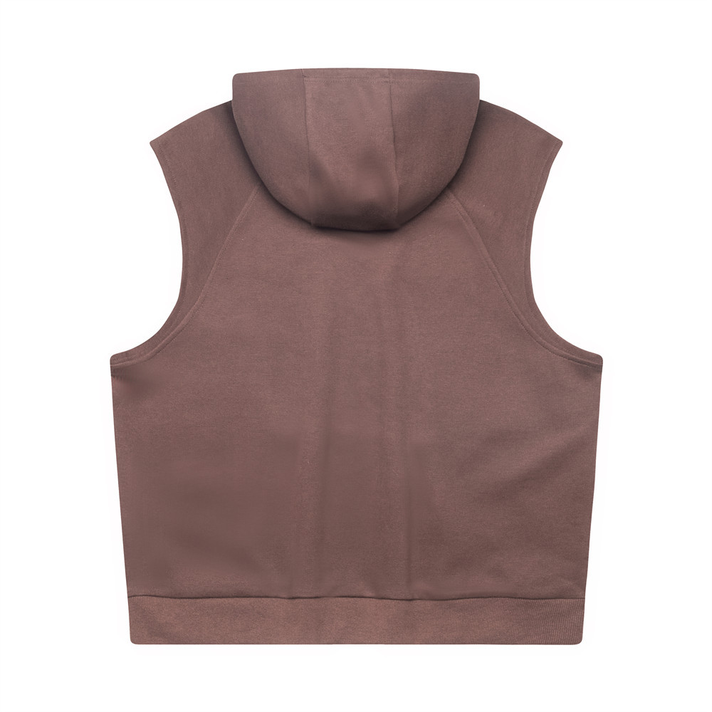Street Hooded Vest Men's Fashionable Loose Sleeveless
