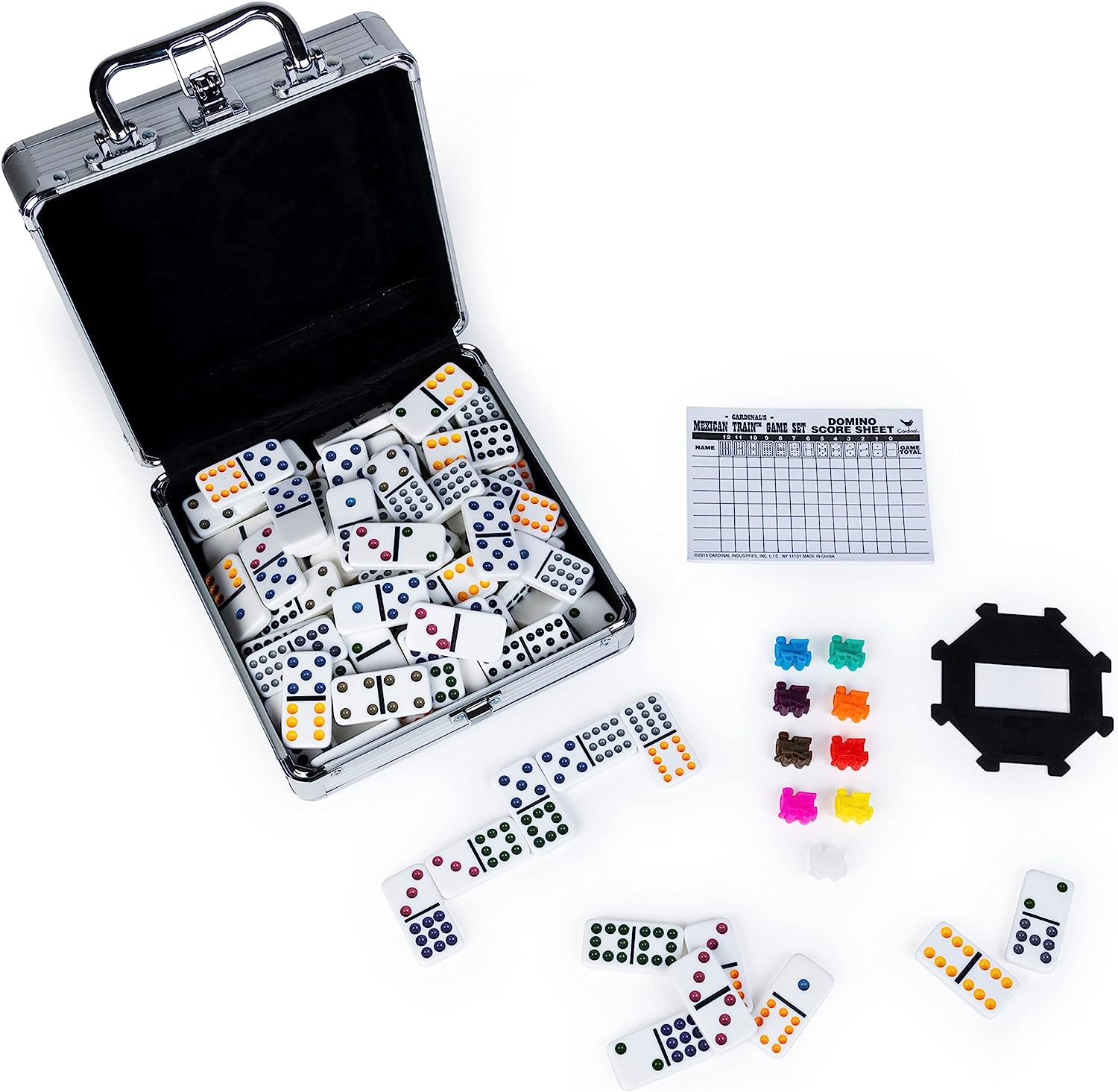 Colored Dots Aluminum Boxed