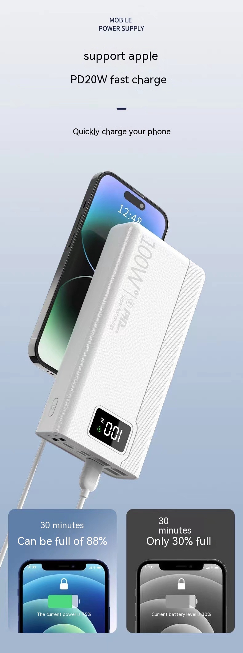 Large Capacity Power Bank 24