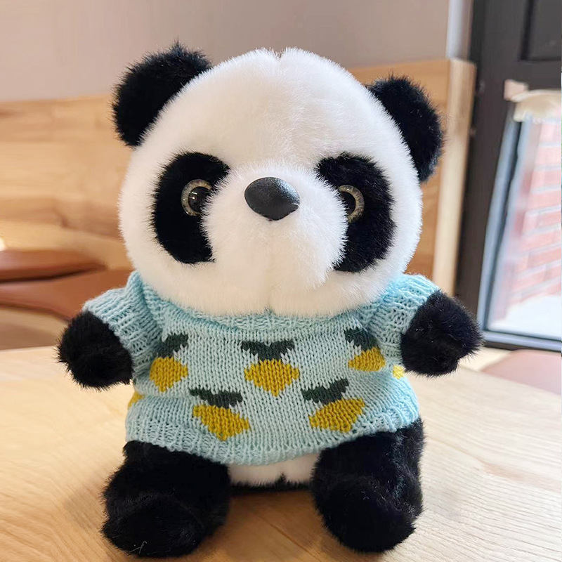 Blue Pineapple Sweater Panda