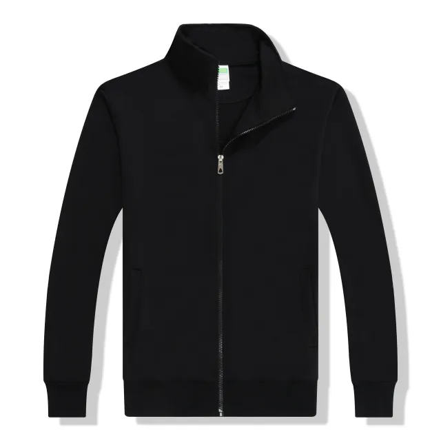 Solid Color Stand Collar Women's Sweater Black - Shop at LoveMi