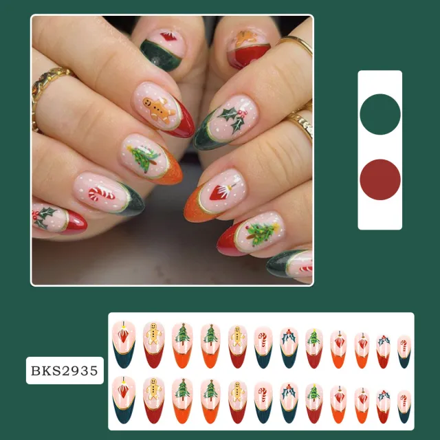 New Nail Beauty SMD Snowflake Christmas Style Bks2935 Style - Shop at LoveMi