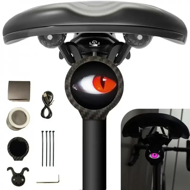 App Control Devil Eye Light Bicycle Motorcycle Decoration Single And Double Screen