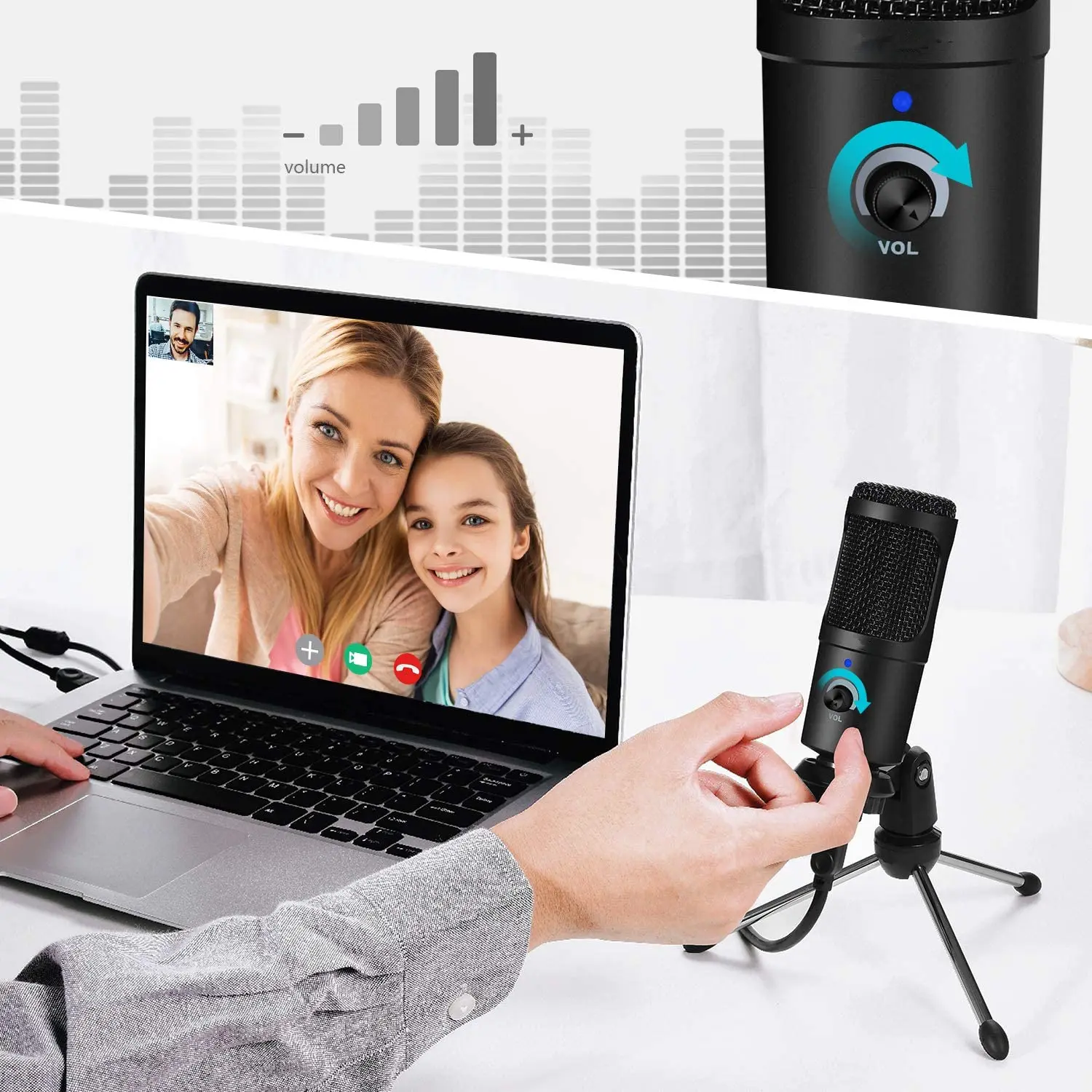 Wired Recording Live Stream Microphone Mobile Phone