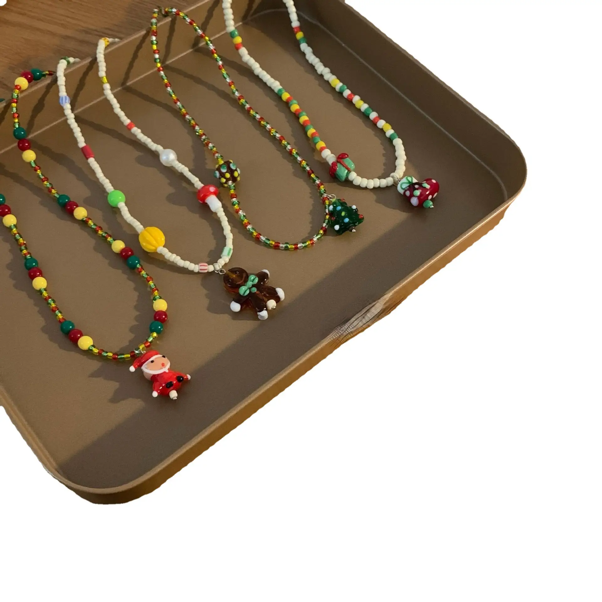 Winter Niche Cute Girlish Style Twin Necklace