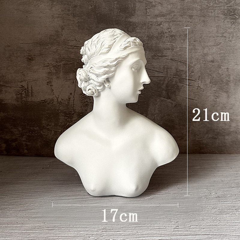 White Resin Figure Short