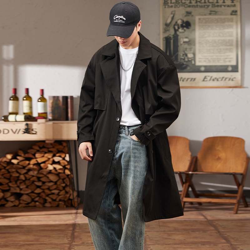 Mid-Length Trench Coat