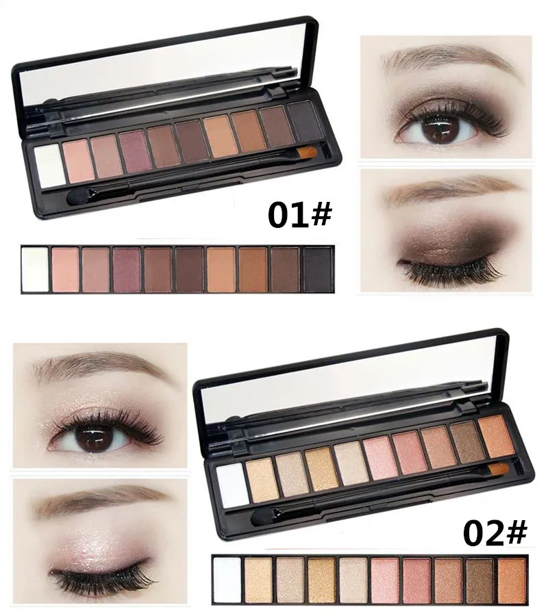 Title 3, Earth-toned long-lasting no powder eyeshadow wi...