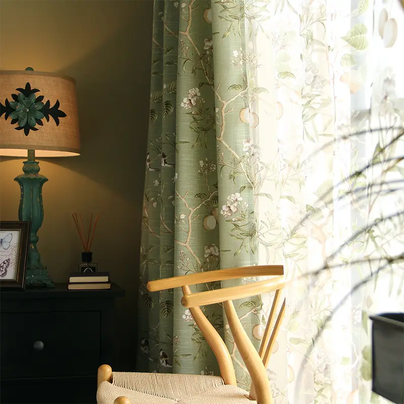 American Country Rustic Style Curtains