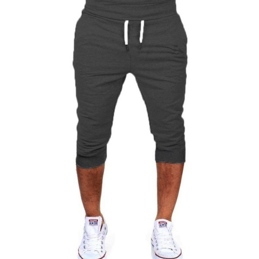 Men's Casual Sports Slim Fit Cropped Pants