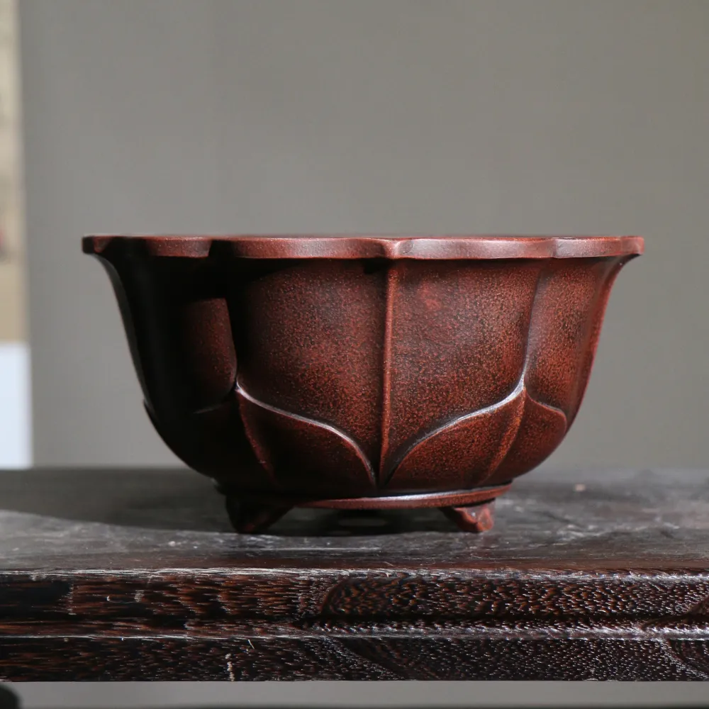 Purple Sand Flowerpot Handmade Crafts