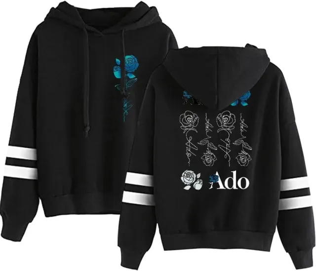 Casual All matching Fashion Printed Hoodie Black C - Shop at LoveMi