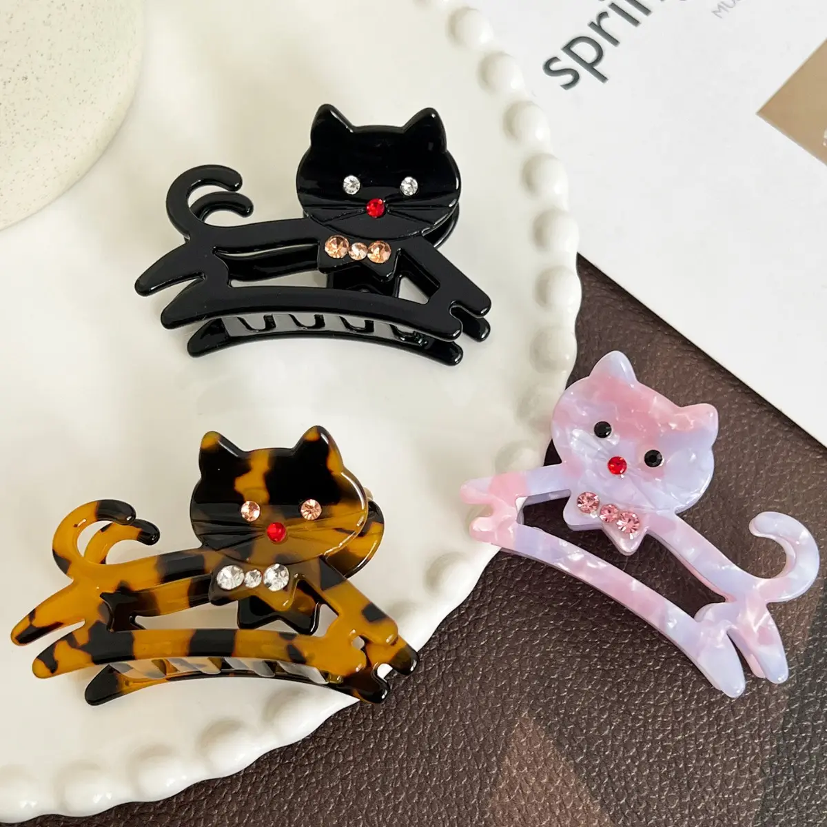 Half-up Hairstyle Shark Clip Hair Accessory Hairpin