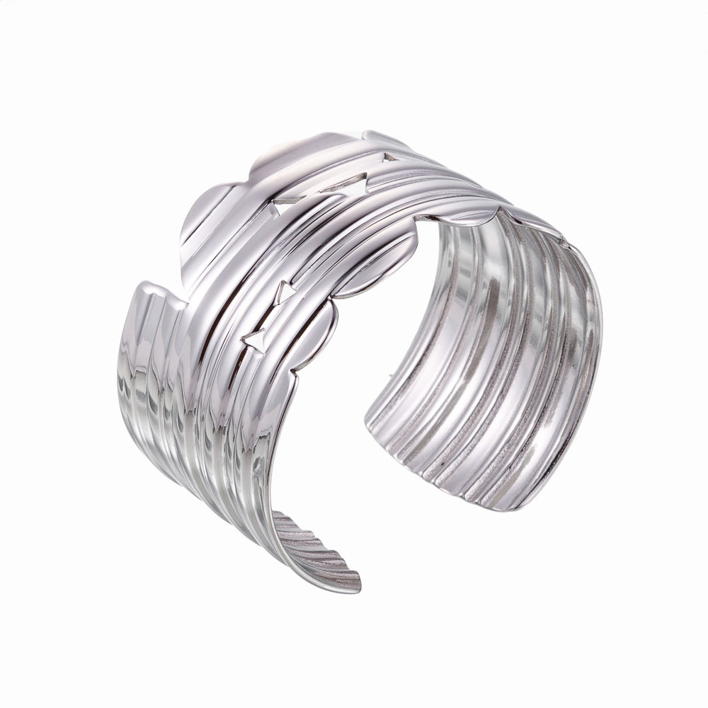 Womens Fashionable Vintage Stainless Steel Bracelet