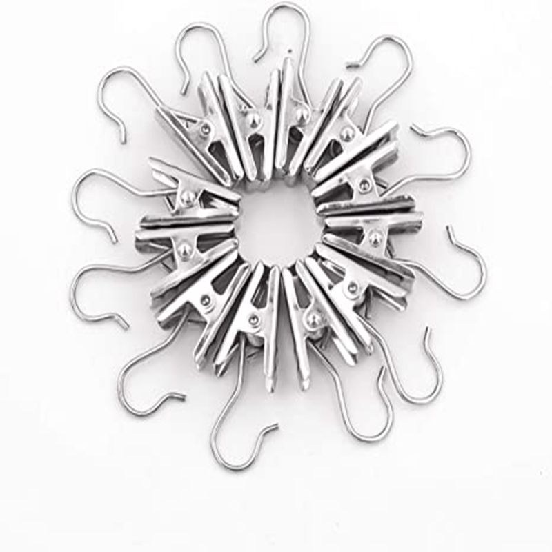 Hook Accessories Stainless Steel Retaining Ring Thickened Curtain Clip - Image 9