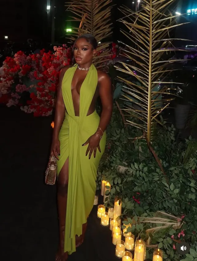 Fashionable Figure hugging Solid color Hollow out Design Backless One piece Dress Green - Shop at LoveMi