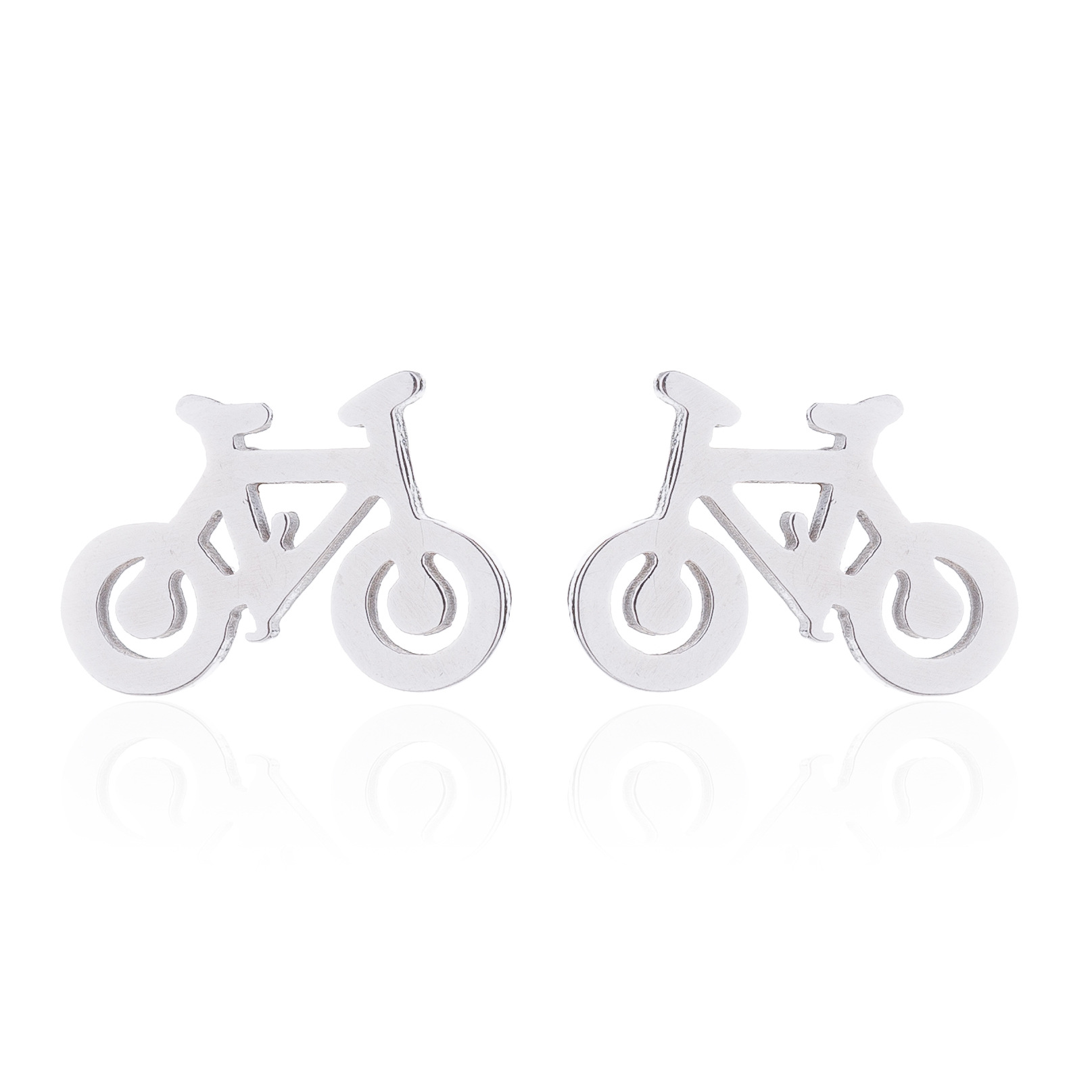 Women's Fashion Simple Bicycle Ear Studs