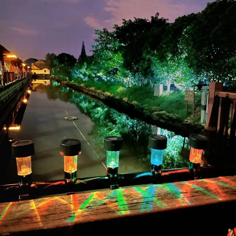 Solar With Light Small Tube Lawn Courtyard