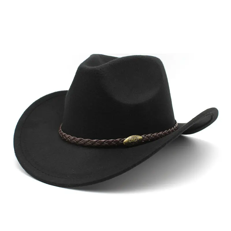 Mens Riding Outdoor Travel Curved-brim Wool Top