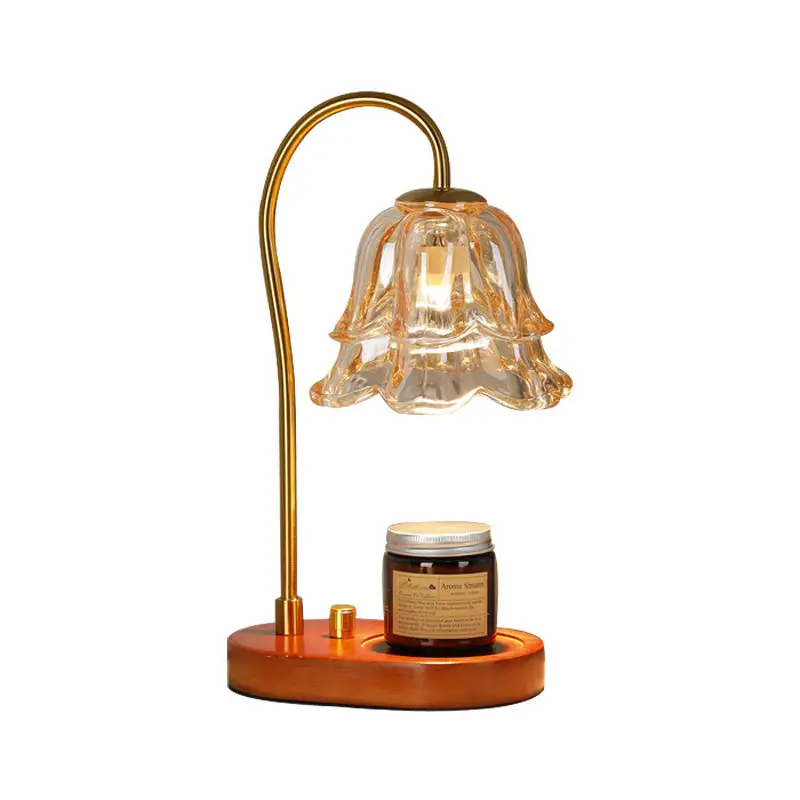 French Retro Bedroom Bedside Linglan Fragrance Lamp Wax Melting Lamp