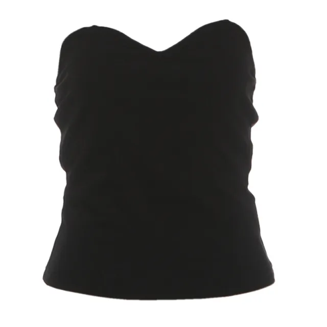 Womens Figure flattering Slimming Tube top And Skirt Set Top S - Shop at LoveMi