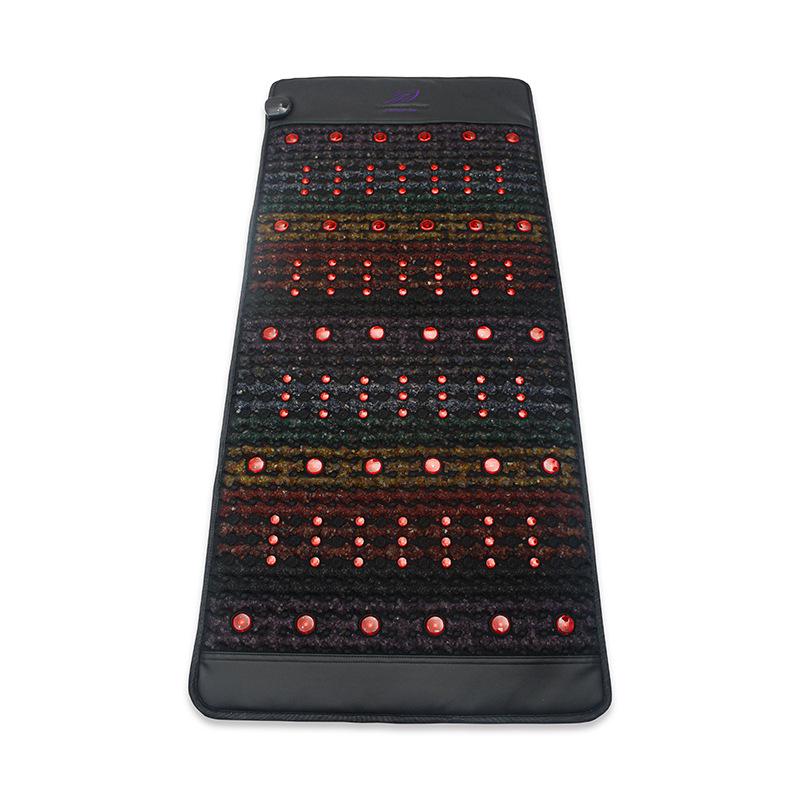Colorful Crystal Cervical Massage Cushion Ruby Therapy Pad