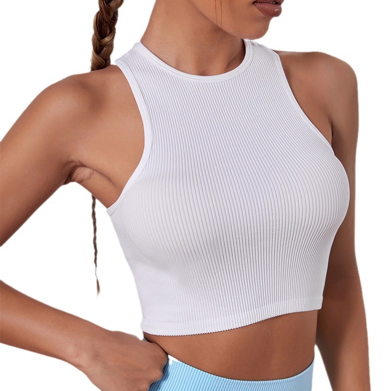 Seamless Yoga Vest Women's Quick-drying High-strength Sports Top - Image 18