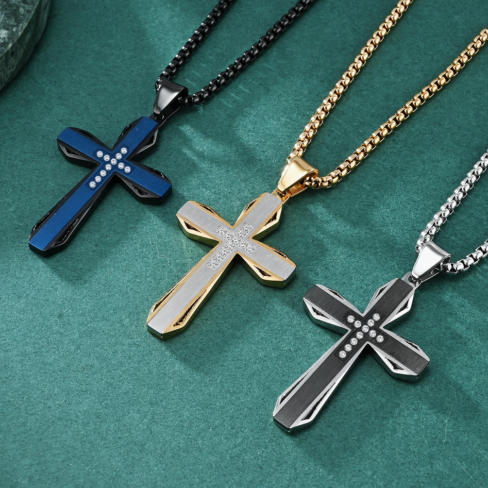 Creative Mechanical Gear Style Mens Titanium Steel Necklace