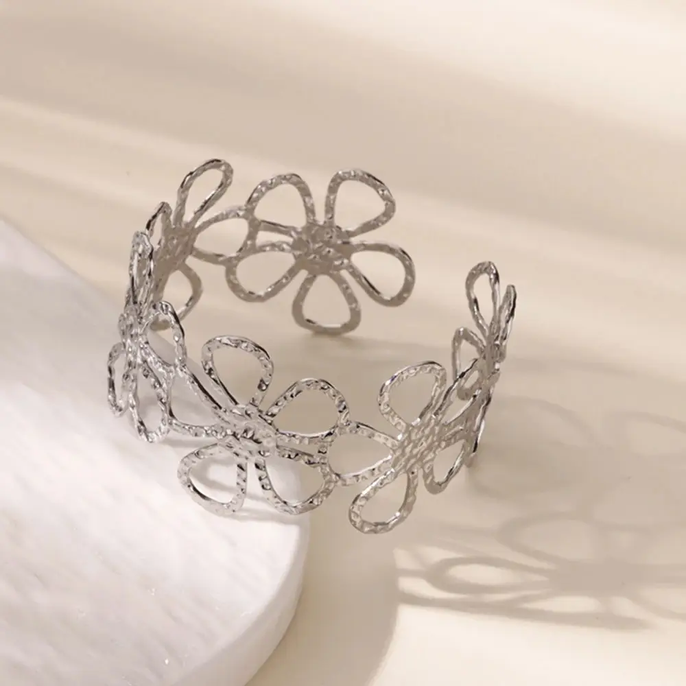 Hollow Flower Bracelet Armband Geometric Simplicity