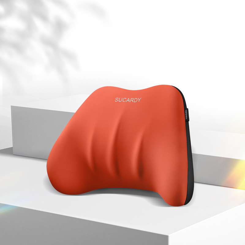 Orange Lumbar Support Pillow