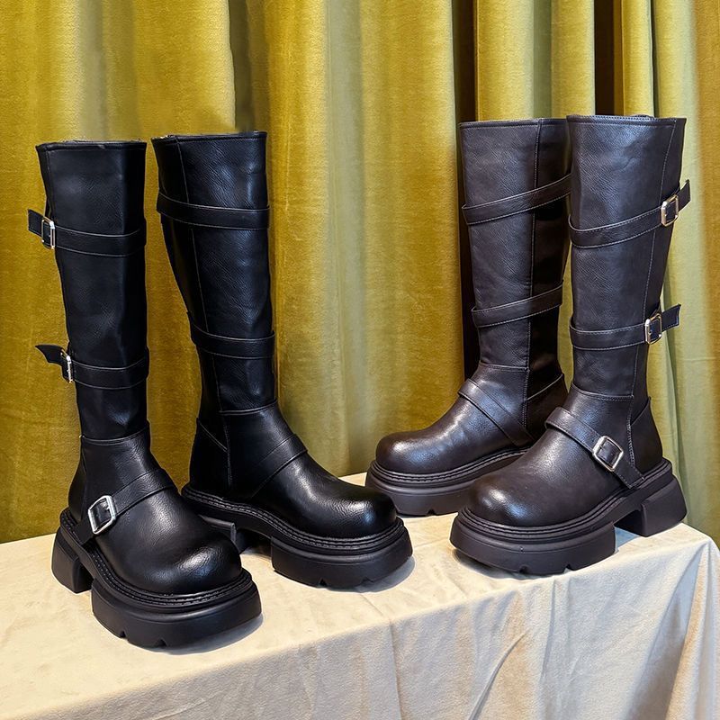 Women's Fashionable Retro Casual Knee-High Boots