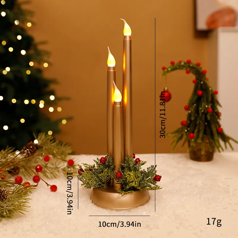 LED Electronic Candle Christmas Decorations – image 6