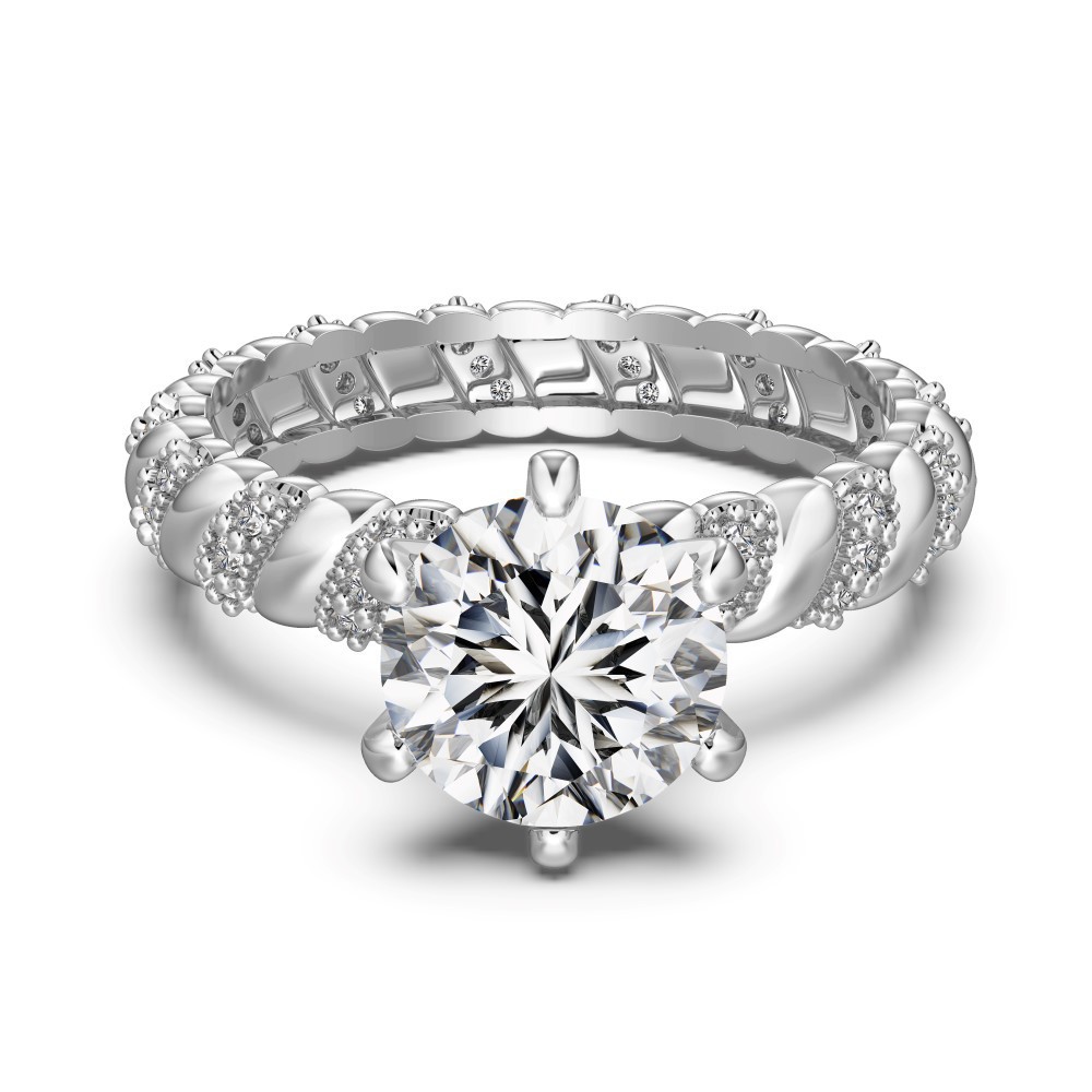 S925 Sterling Silver Ring Women's Retro