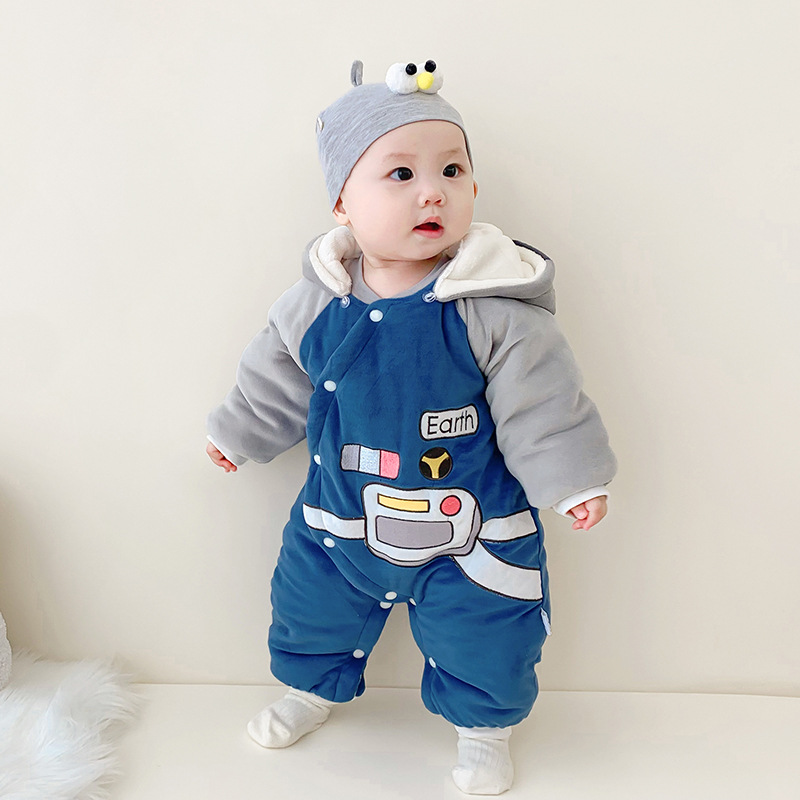 M992 Space Suit Velvet Romper