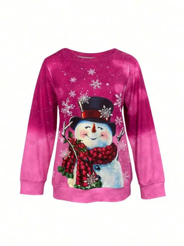 Women's Casual Shoulder Width Loose Round Neck Sweater Ywy Zq 56 3Xl - Shop at LoveMi