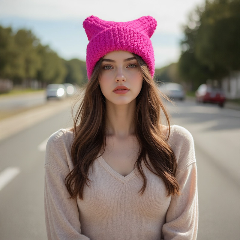 Cute Pointed Hat A Stylish Versatile Knit Beanie