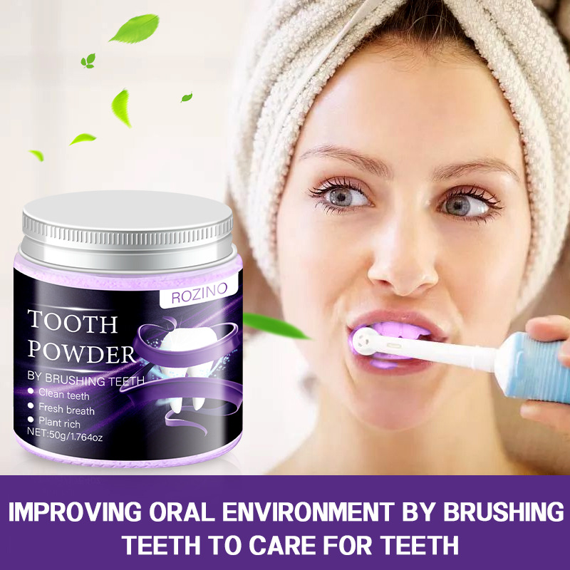 50g Teeth Powder For Stain Removal Gentle On Gums