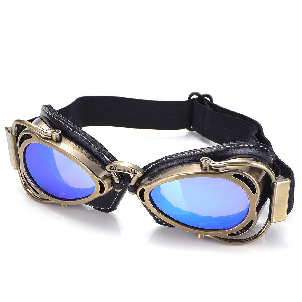Motorcycle Wind-proof Glasses Motorcycle Pilot Hat Against Wind And Sand Harley Prince Helmet Reflective Retro Goggles