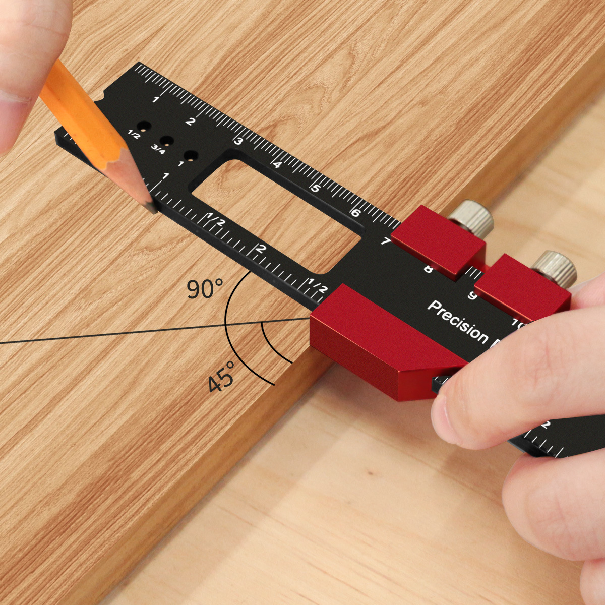 Title 5, Aluminum Alloy Locating Rule Woodworking