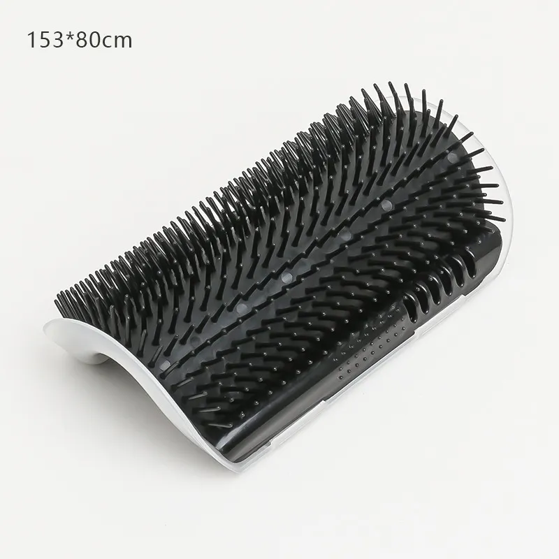 Corner Cat Scratcher Massage Brush Cat Scratch Board - Black