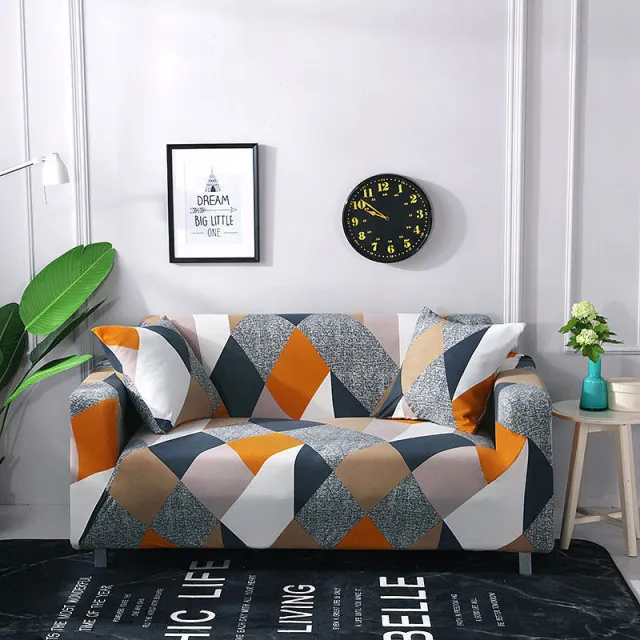 Home Fashion Simple Stretch Sofa Cover Rubik'S Cube - Shop at LoveMi