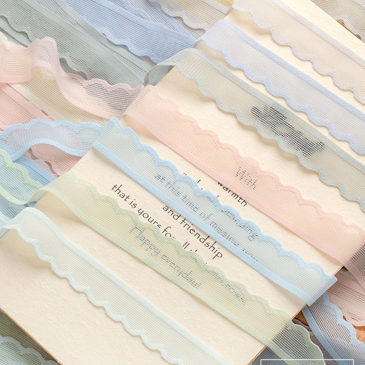 1.5cm wide soft light colored elastic lace lace
